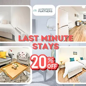 Apartment Premium Offer L Last-minute Escape L Aj L High Street L Parking L Ideal For Short Or Long - Town Centre Apartment, 4 Beds, 1 Bathroom, Cheltenham